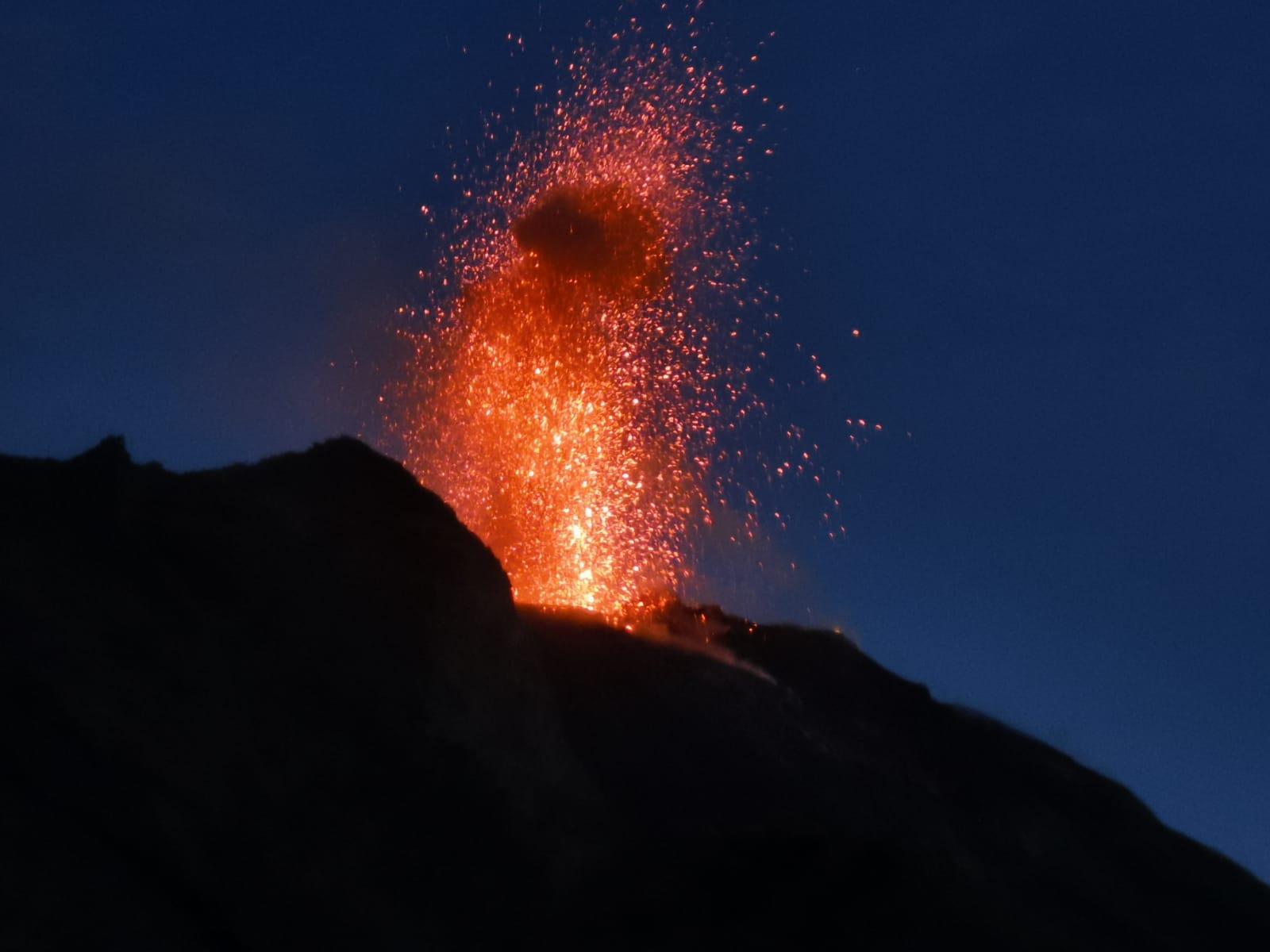 Erupce – Stromboli